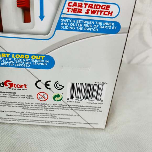 Ryan's World Foam Dart Tag Renegade Rapid Fire Barrel Blaster - Picture 5 of 7